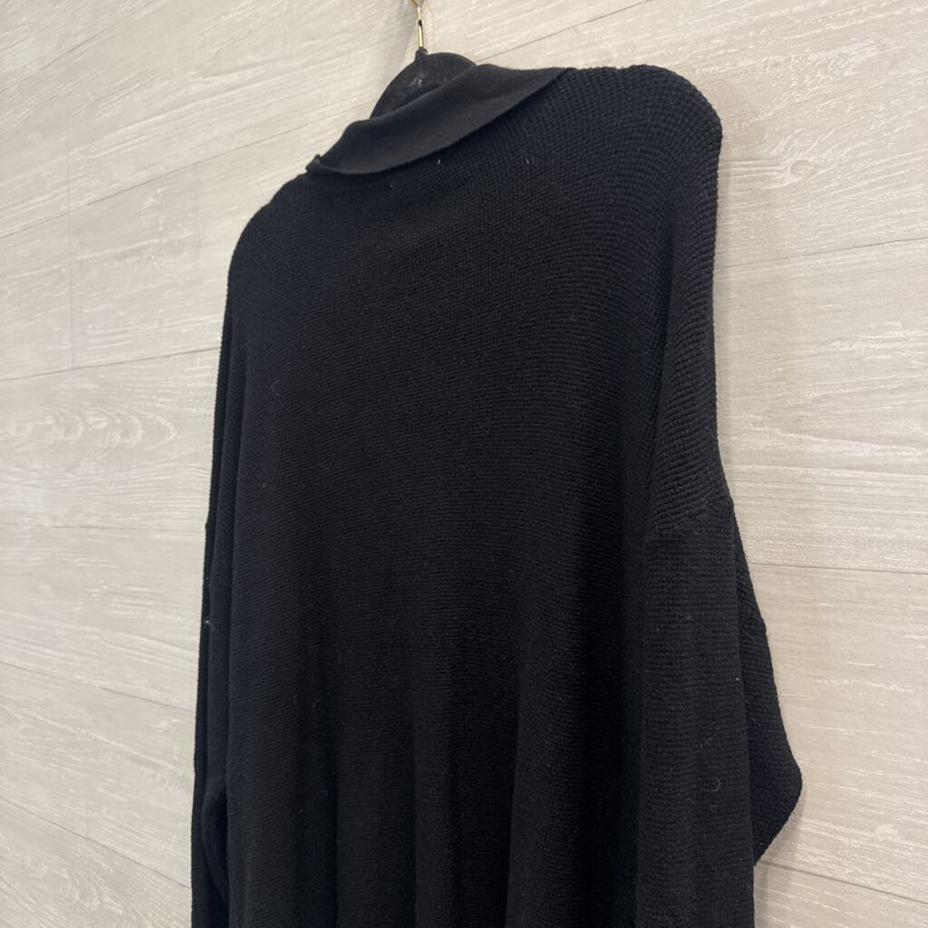 Vila Milano Black Knit Long Sleeve Top 1X