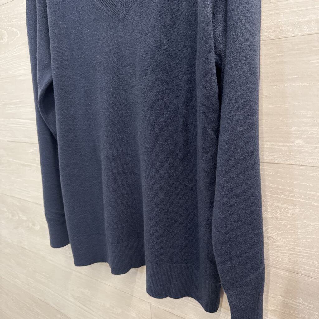 Croft and Barrow Navy Knit Long Sleeve Top XXL