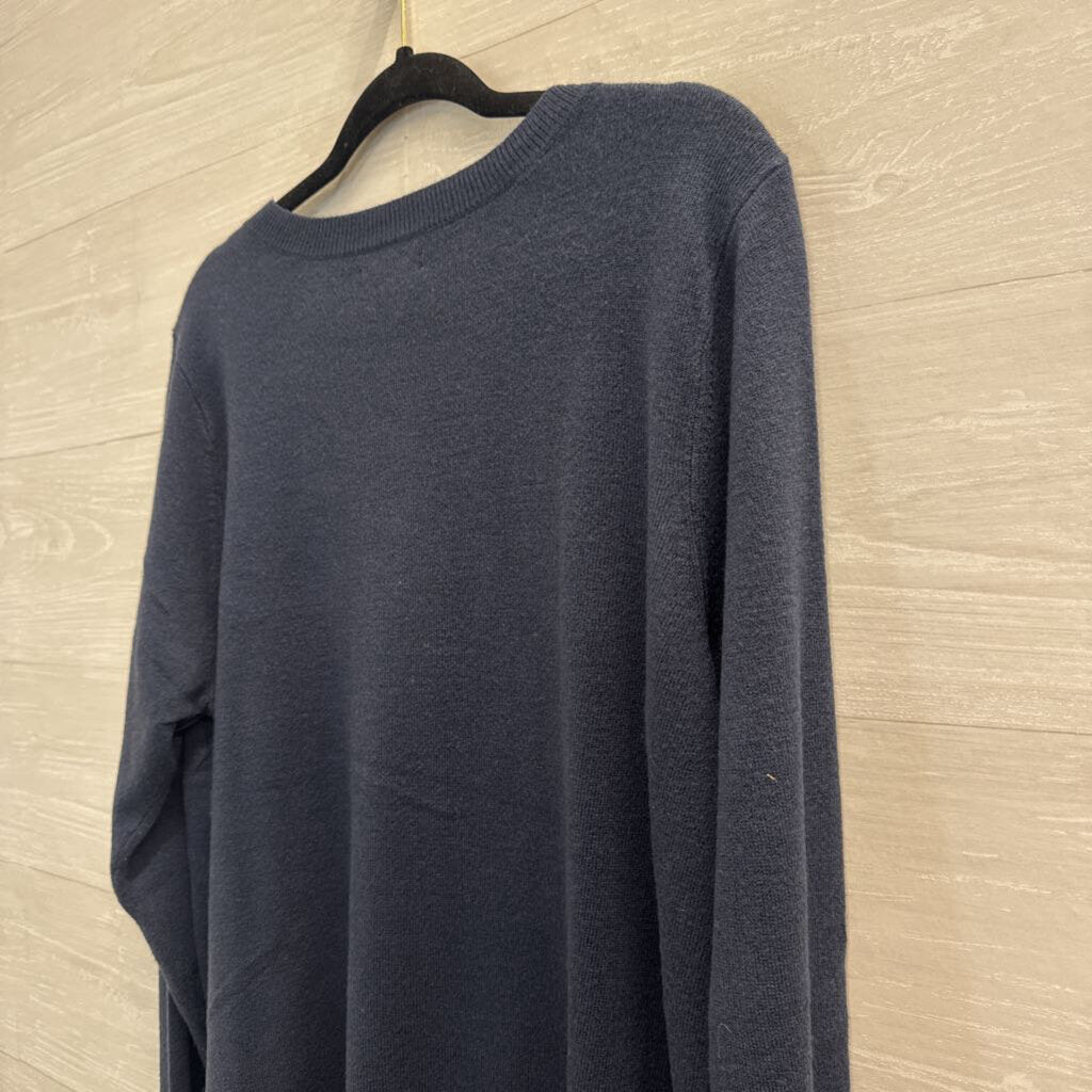 Croft and Barrow Navy Knit Long Sleeve Top XXL