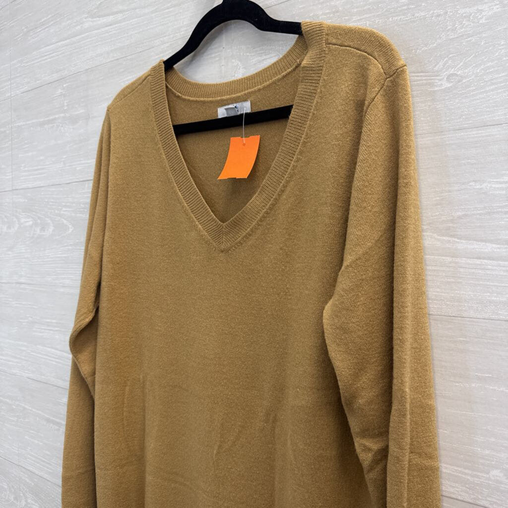 Croft and Barrow Brown Knit Long Sleeve Top XXL