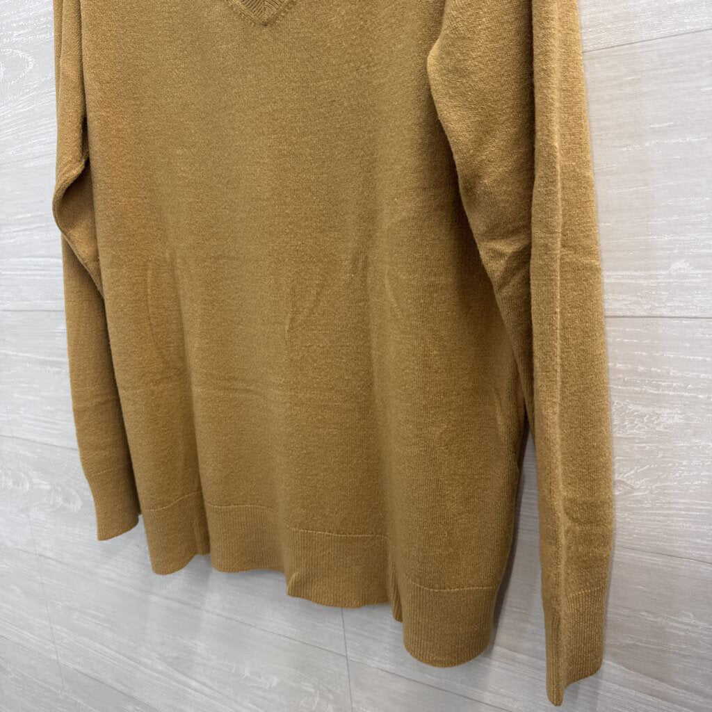 Croft and Barrow Brown Knit Long Sleeve Top XXL
