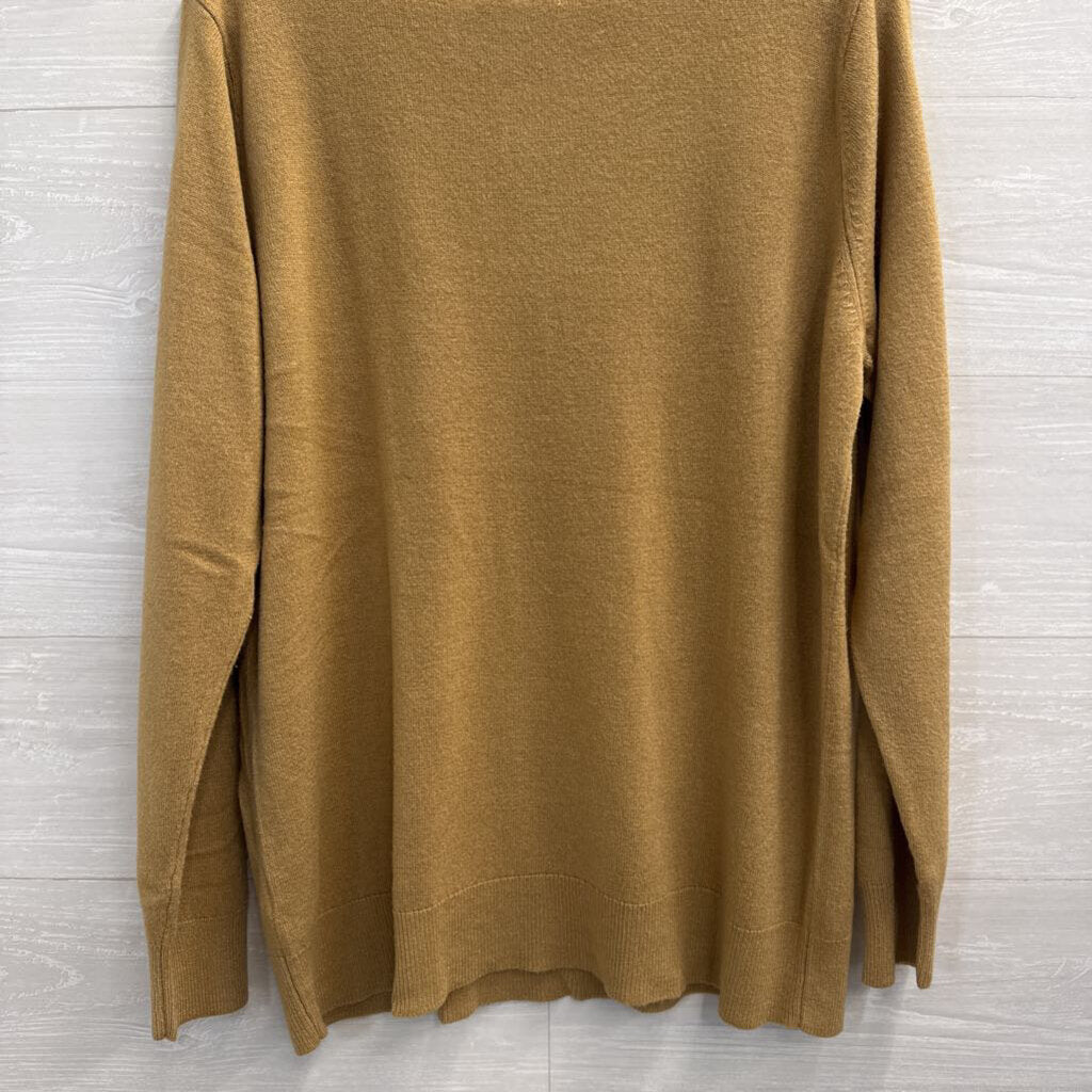 Croft and Barrow Brown Knit Long Sleeve Top XXL