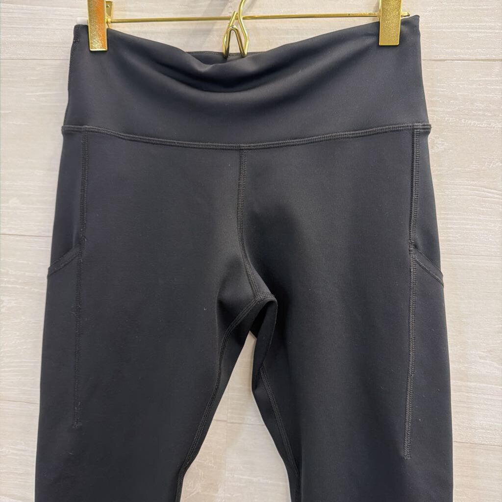 Nike Black Cropped Athletic Leggings Medium