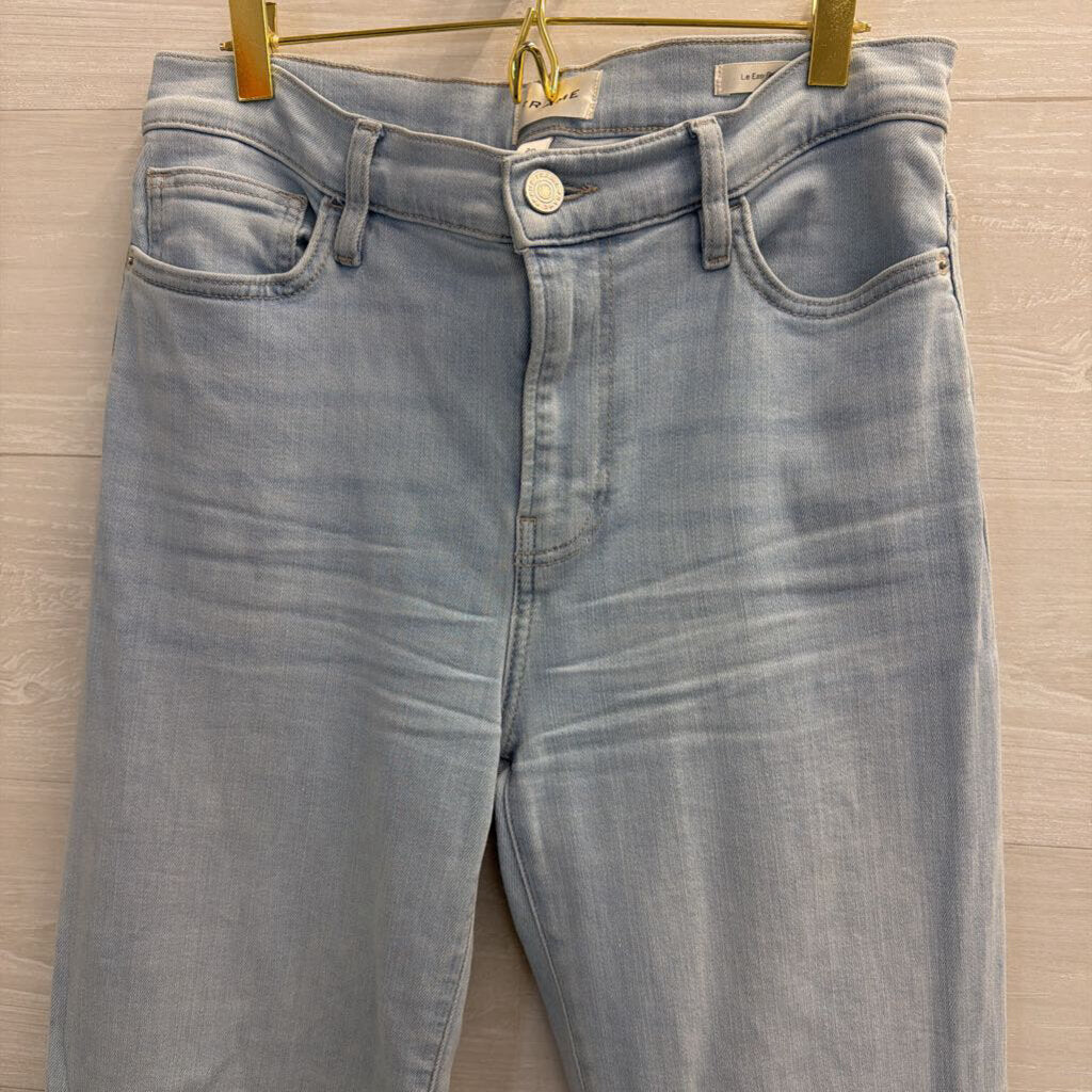 Frame Light Wash Le Easy Flare Jeans 29