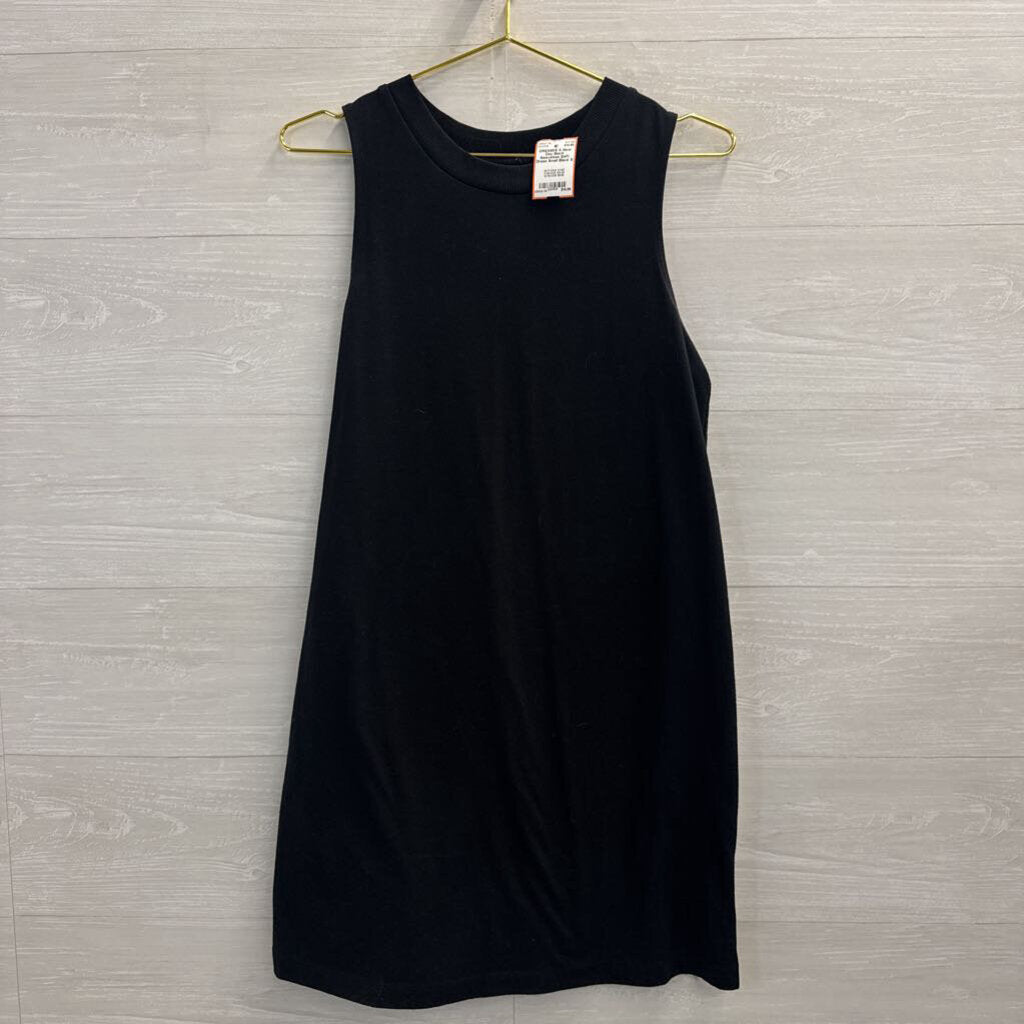 Black Sleeveless Shift Dress Small