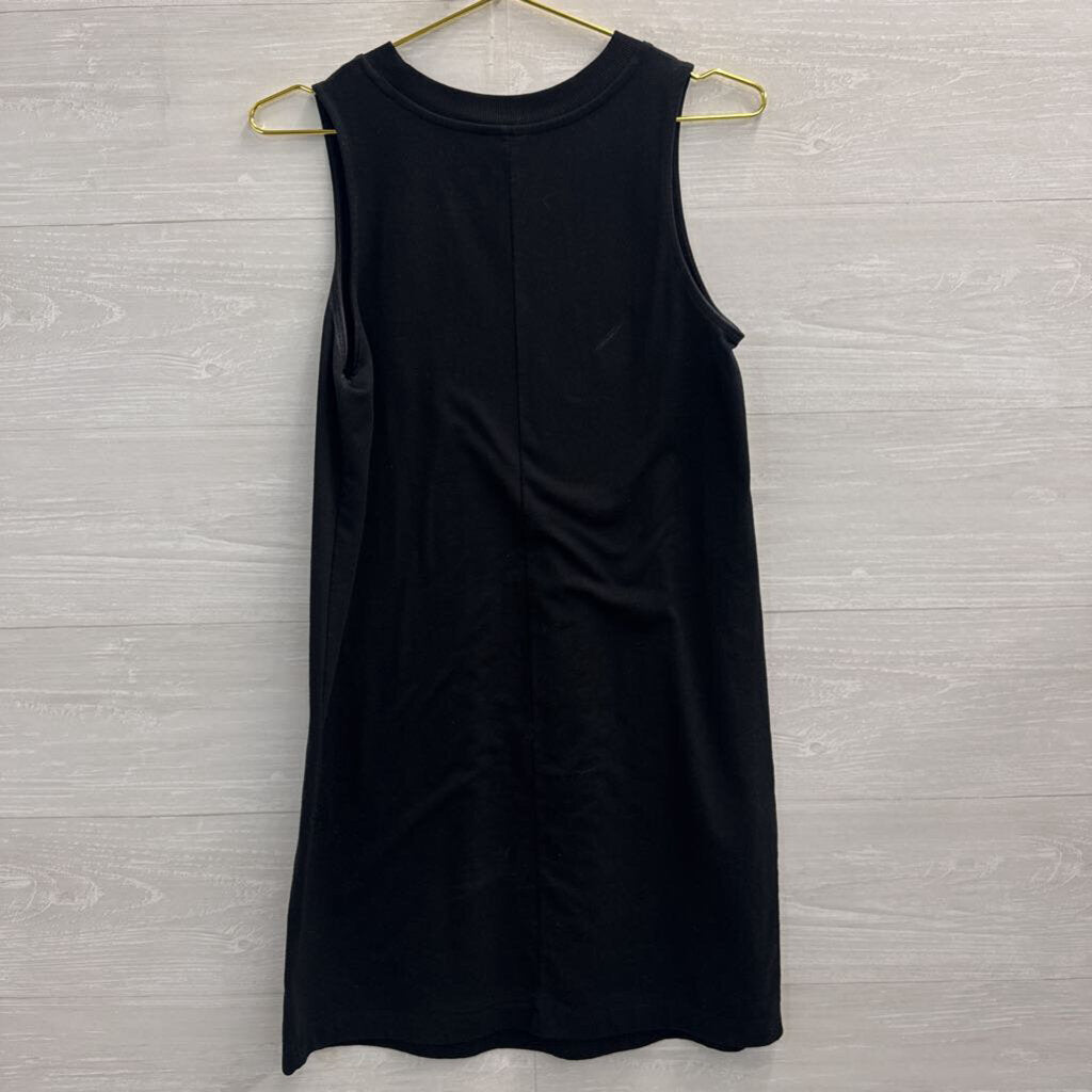 Black Sleeveless Shift Dress Small