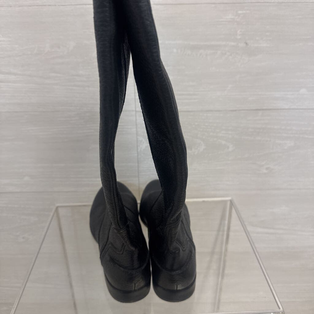 Madewell Black Pebbled Leather The Archive Tall Boots 7