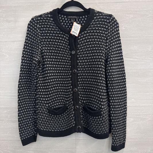 Banana Republic Black/ Grey Knit Cardigan Sweater Small
