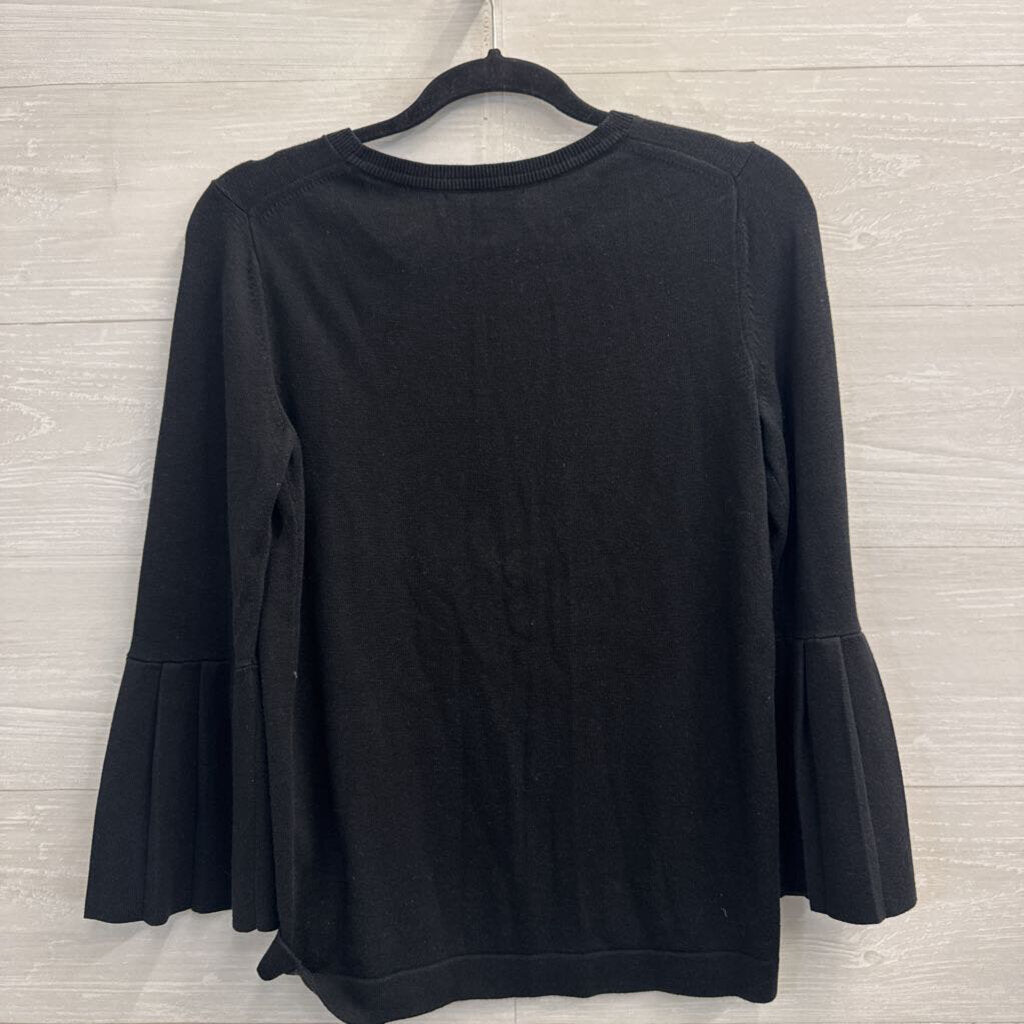 Banana Republic Black Knit Long Sleeve Top Small