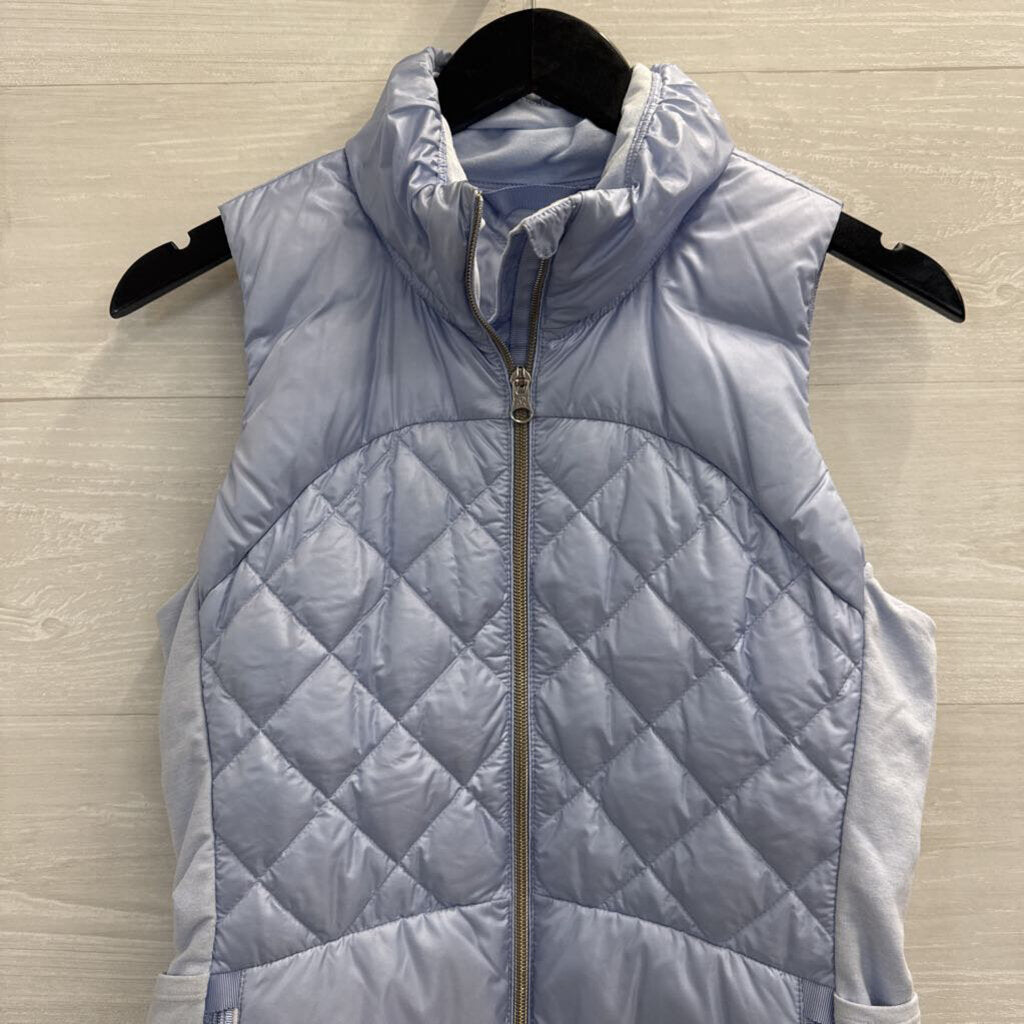 Lululemon Blue Down For A Run Quilted Vest 6