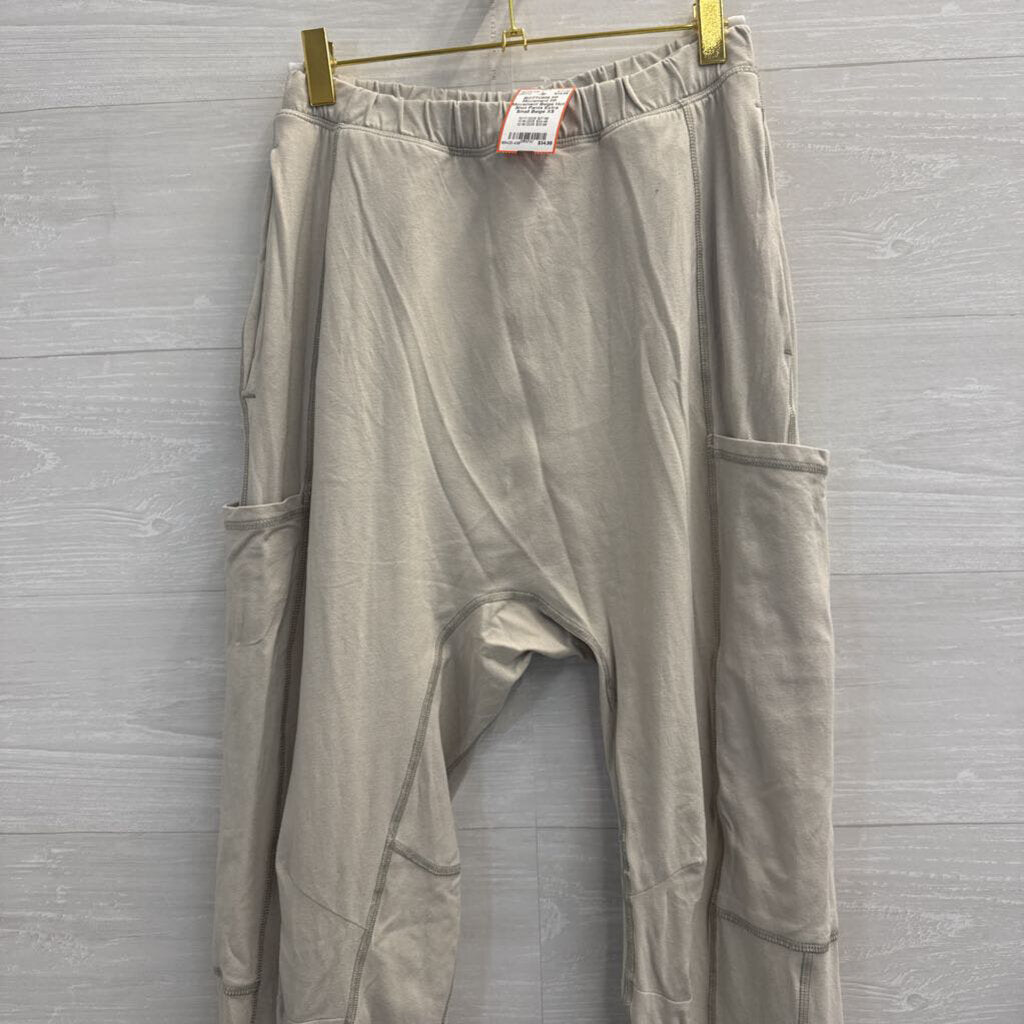 FP Movement Beige Hot Shot Pants Extra Small
