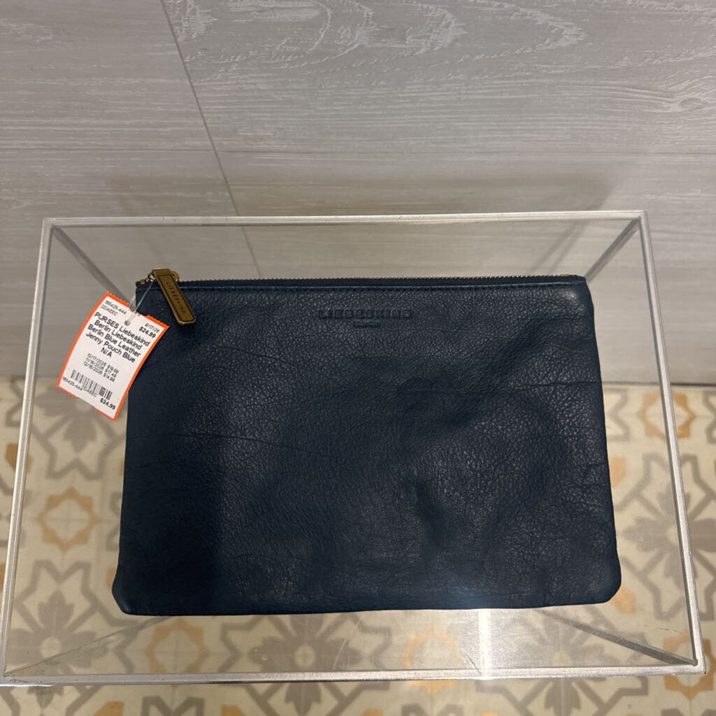Liebeskind Berlin Blue Leather Jenny Pouch