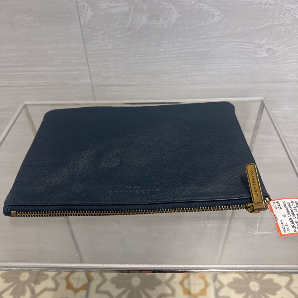 Liebeskind Berlin Blue Leather Jenny Pouch