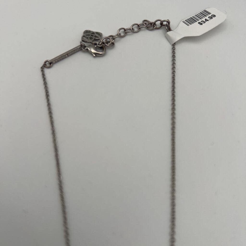Kendra Scott Silver/ Multi Heart Pendant Necklace