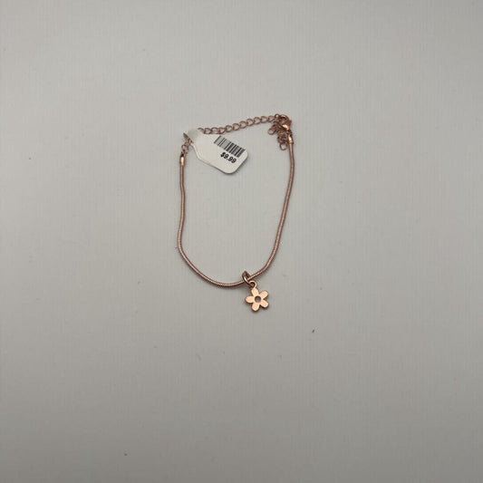 Rose Gold Daisy Charm Bracelet