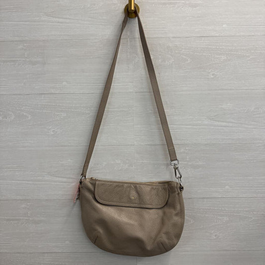 Furla Grey Leather Crossbody Flap Closure Purse