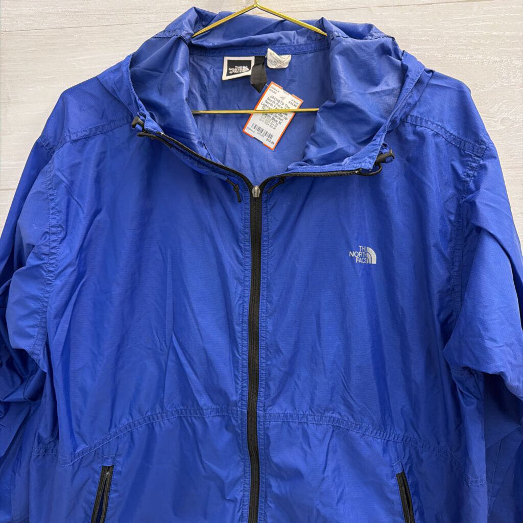 The North Face Blue Lightweight Zip Up Hooded Jacket Medium