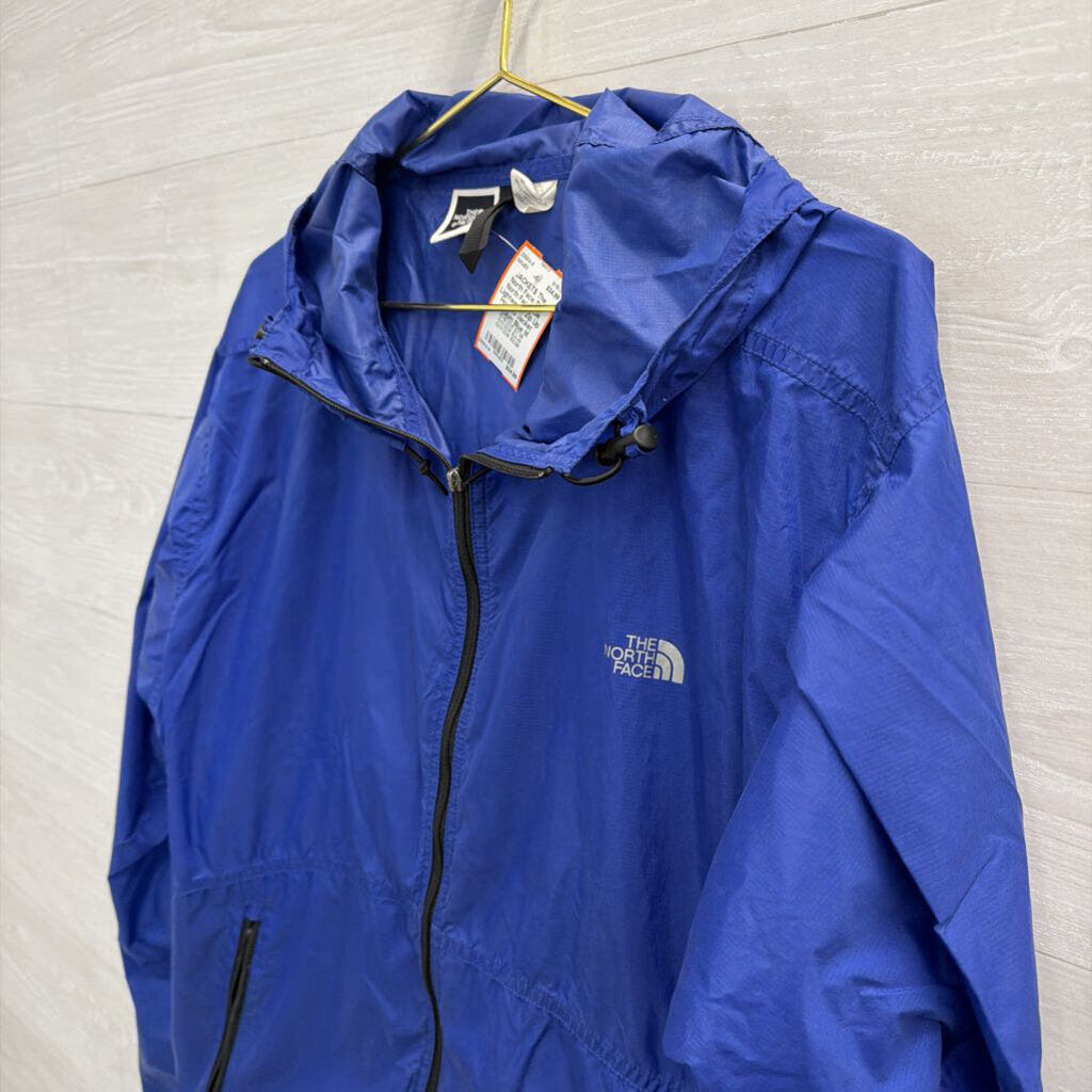 The North Face Blue Lightweight Zip Up Hooded Jacket Medium