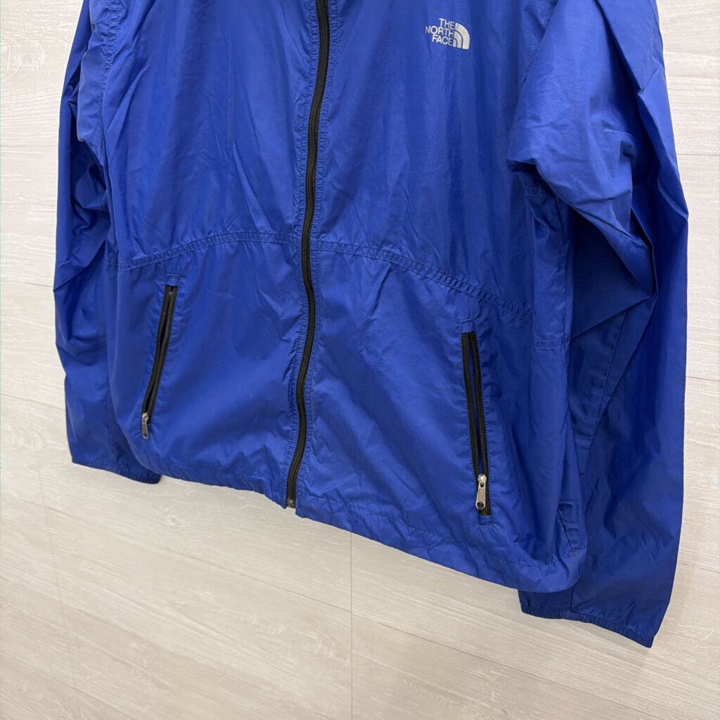 The North Face Blue Lightweight Zip Up Hooded Jacket Medium