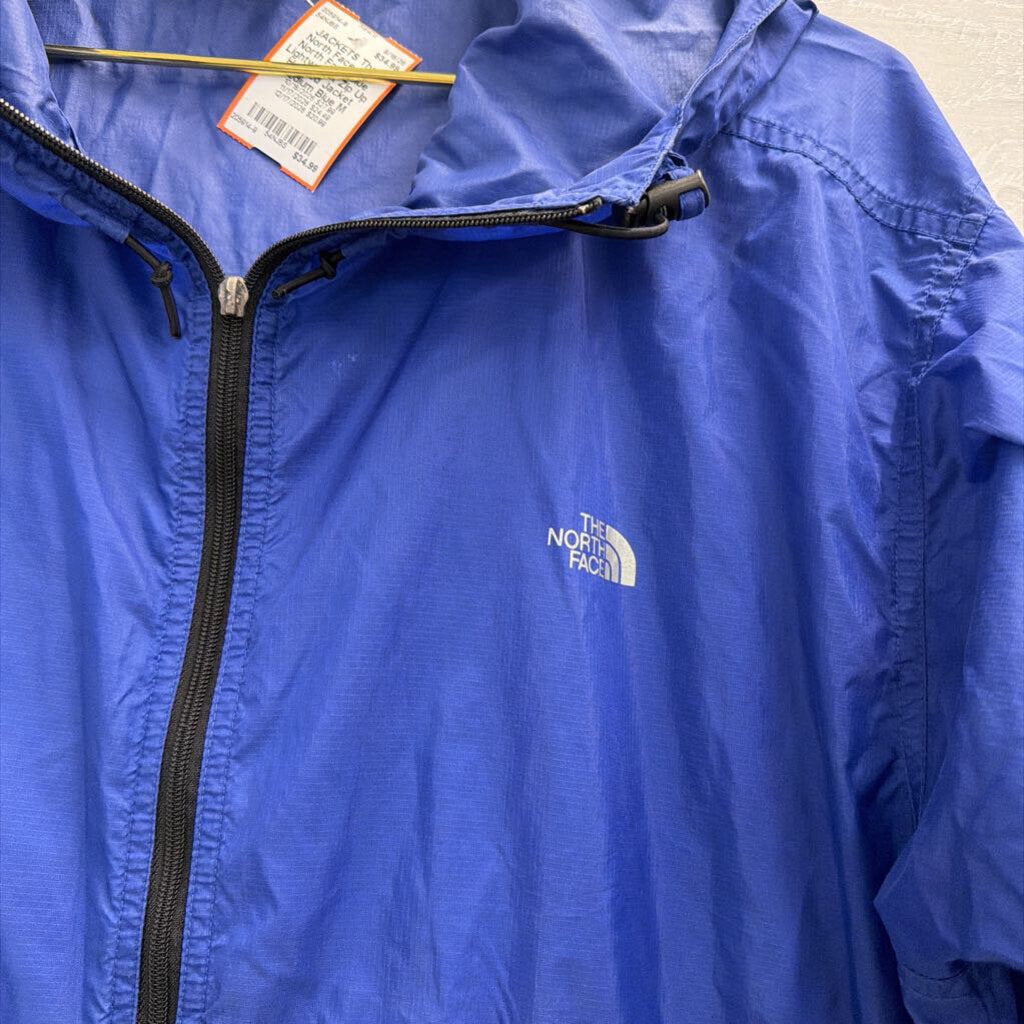 The North Face Blue Lightweight Zip Up Hooded Jacket Medium