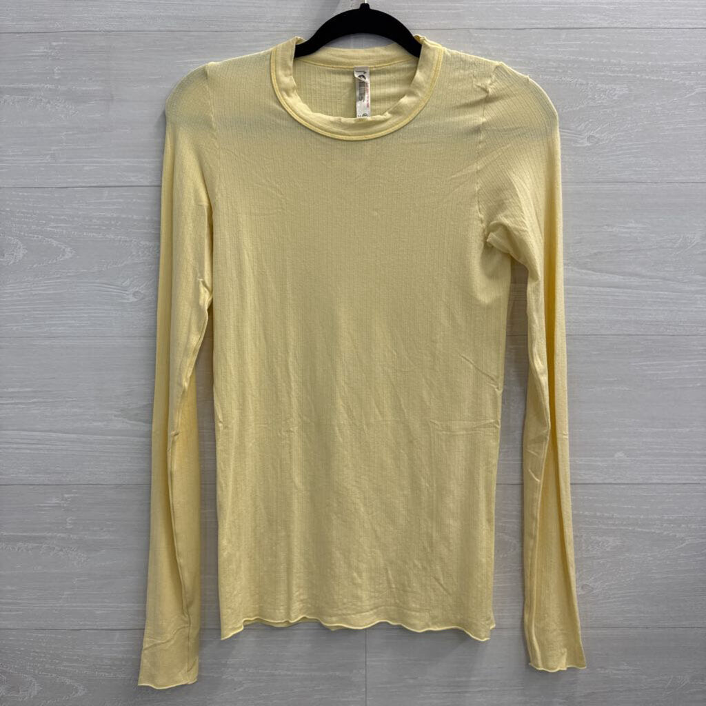 Intimately Free People Yellow Long Sleeve Top XS/S