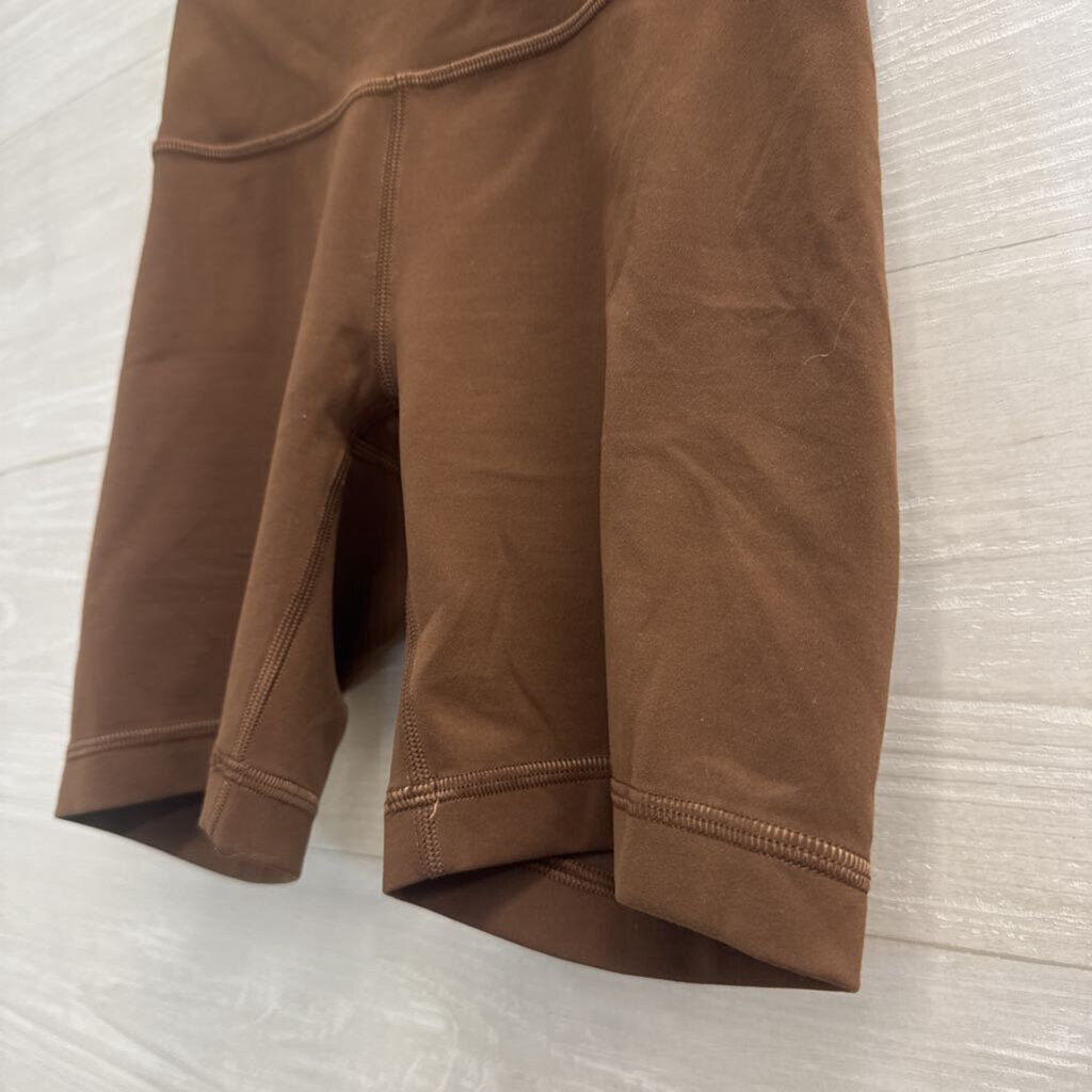 Lululemon Brown Biker Shorts 2