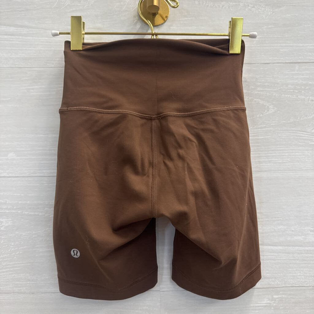 Lululemon Brown Biker Shorts 2