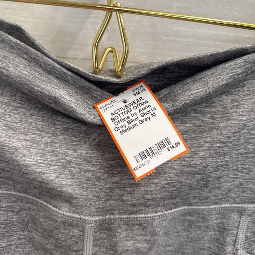 Offline by Aerie Grey Biker Shorts Medium