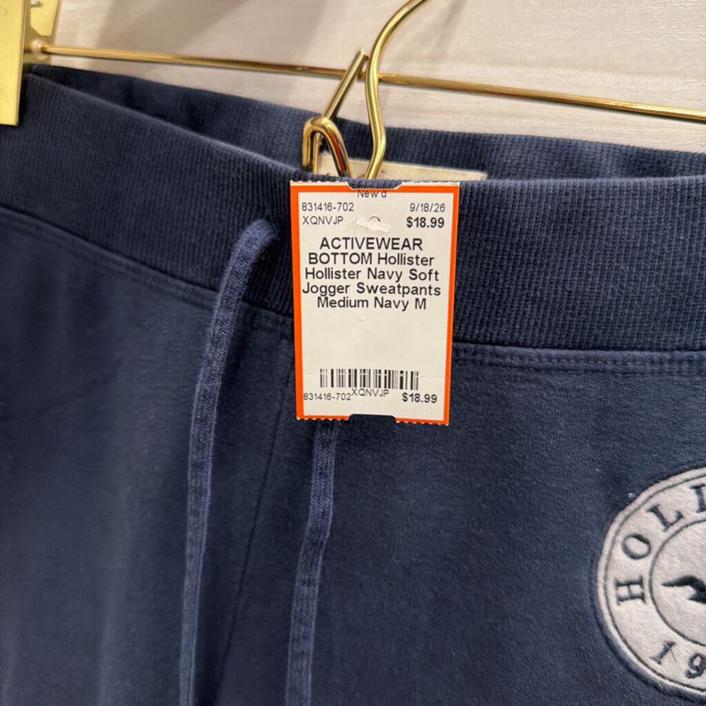 Hollister Navy Soft Jogger Sweatpants Medium