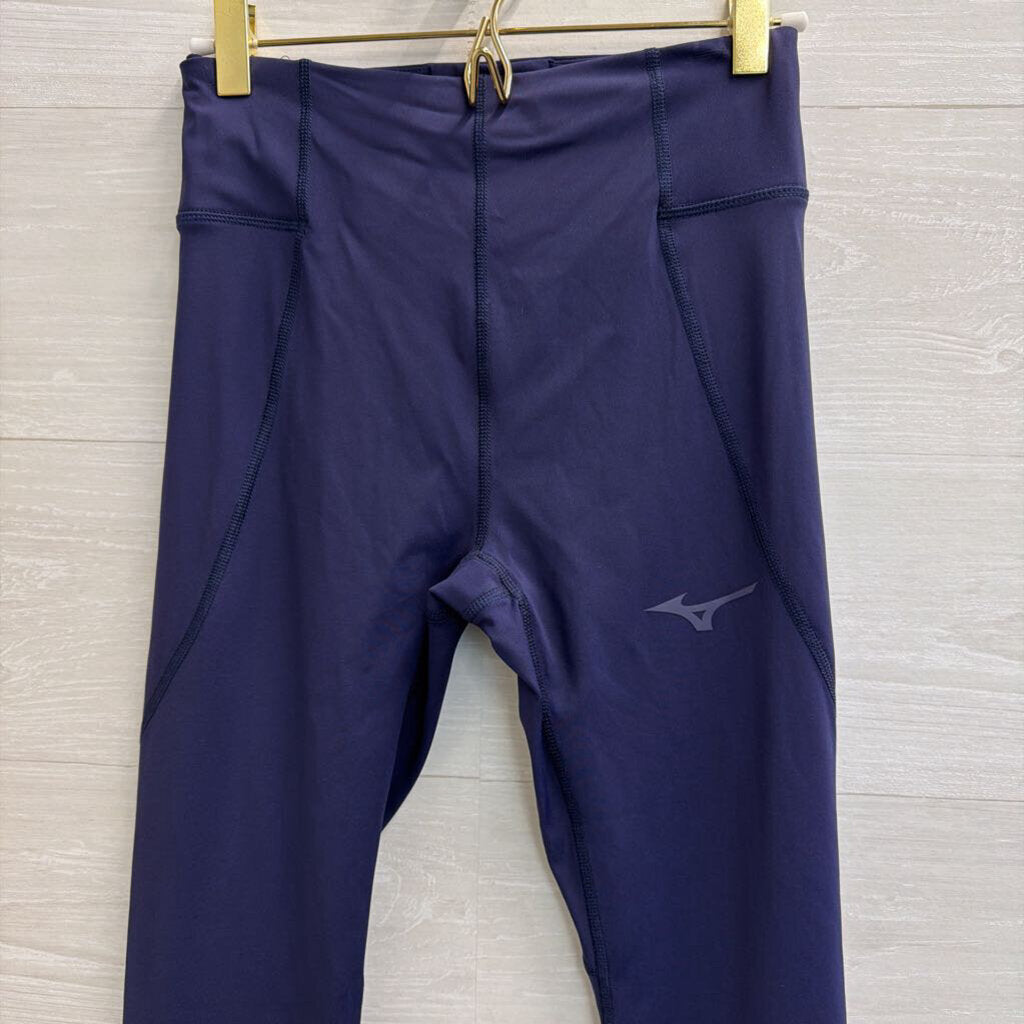 Mizuno Performance Navy Athletic Leggings Extra Small