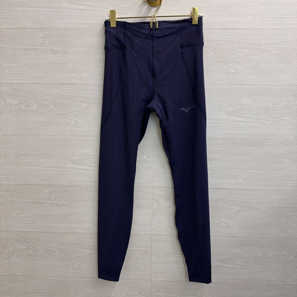 Mizuno Performance Navy Athletic Leggings Extra Small