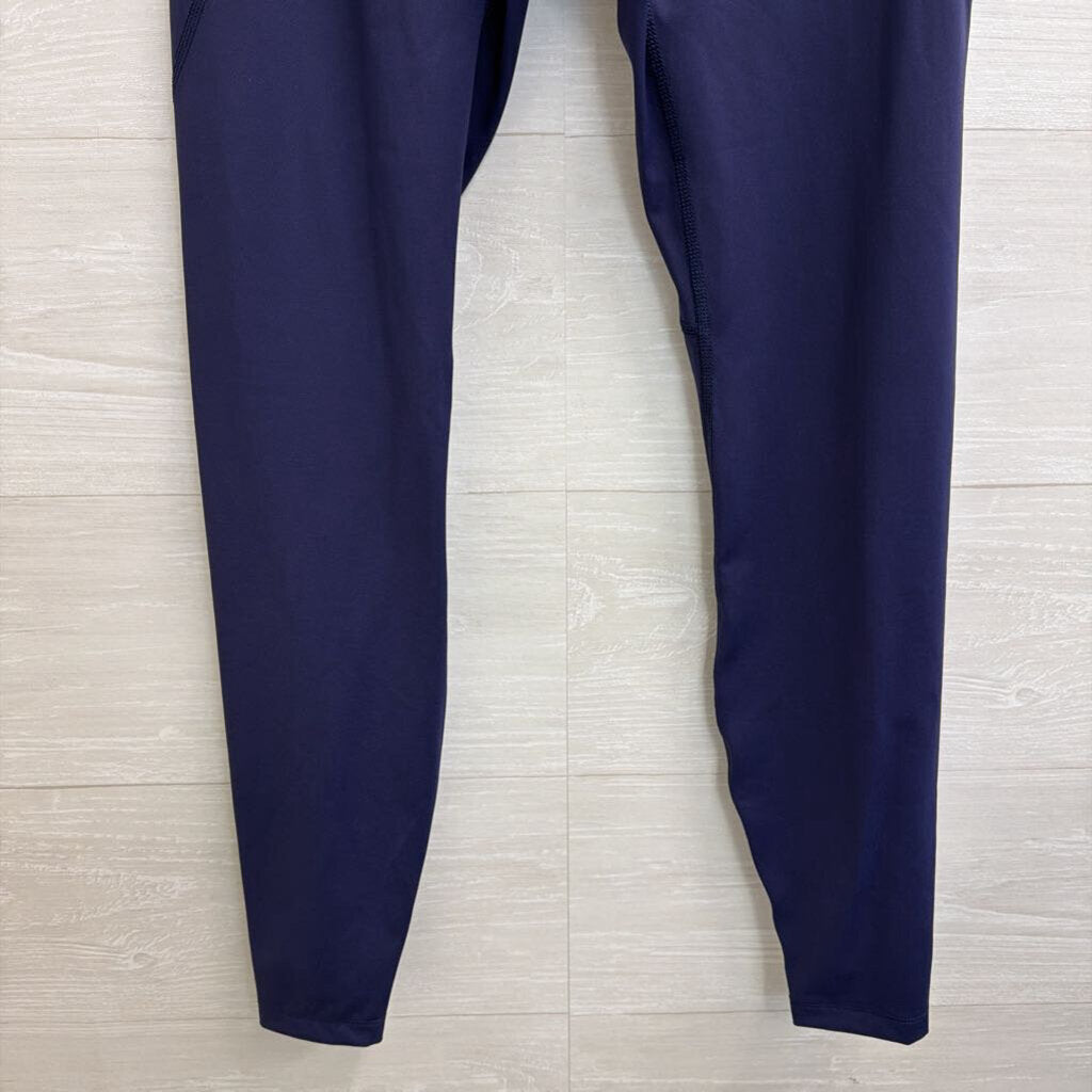 Mizuno Performance Navy Athletic Leggings Extra Small