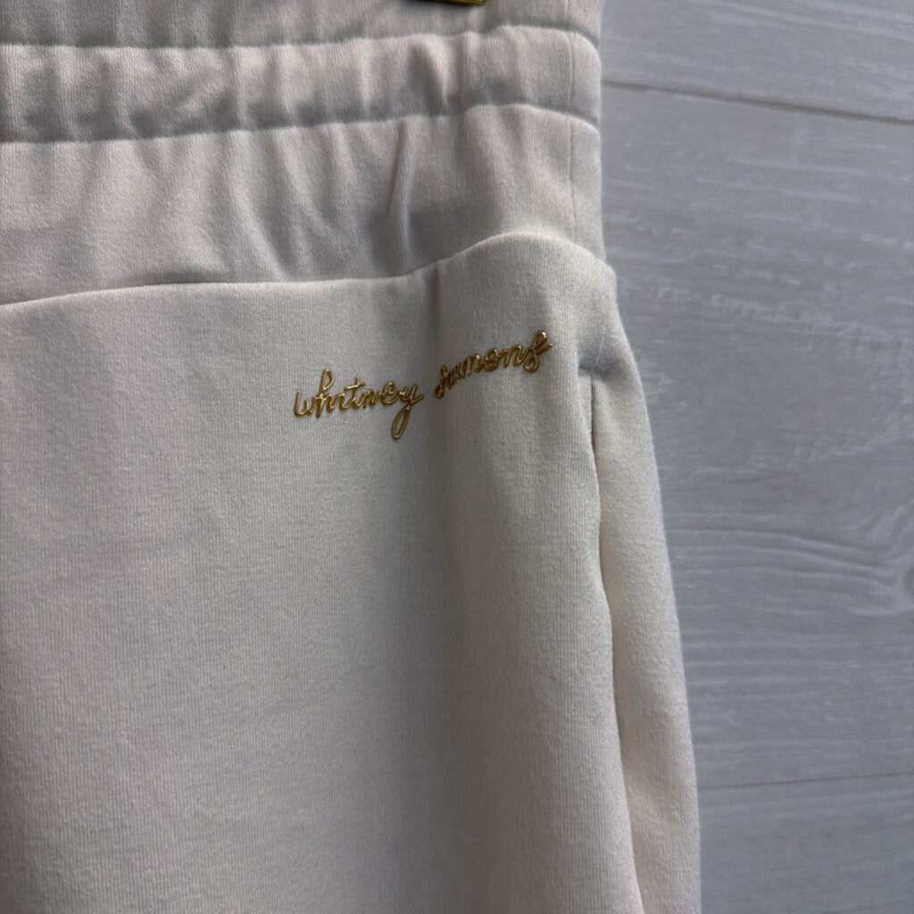 Gym Shark Whitney Simmons Cream Joggers Extra Small