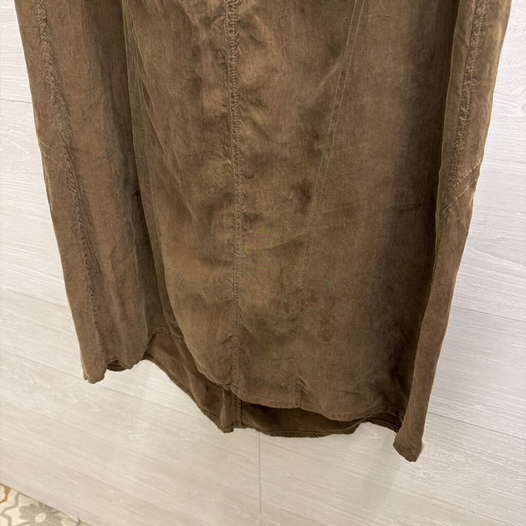 Johnny Was Green Cargo Maxi Skirt 2