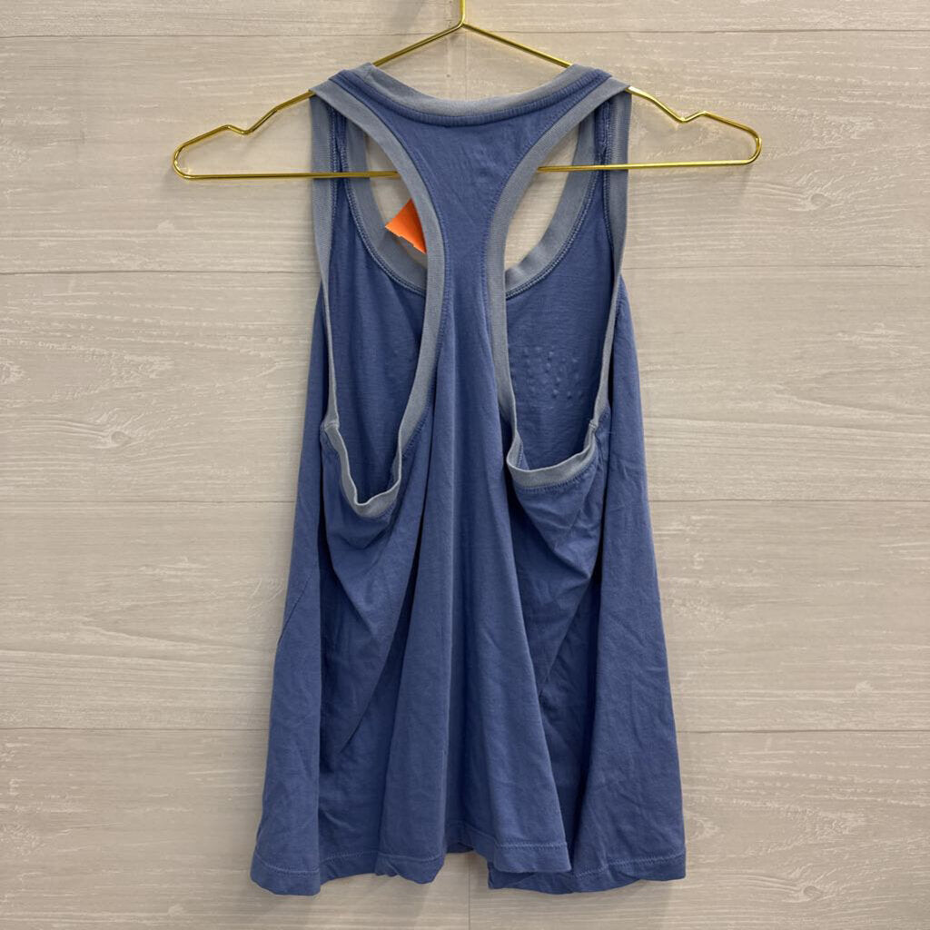 Nike Blue Logo Tank Top Medium