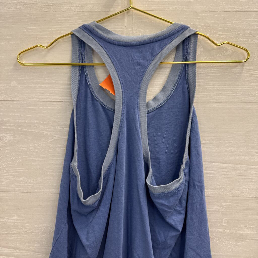 Nike Blue Logo Tank Top Medium