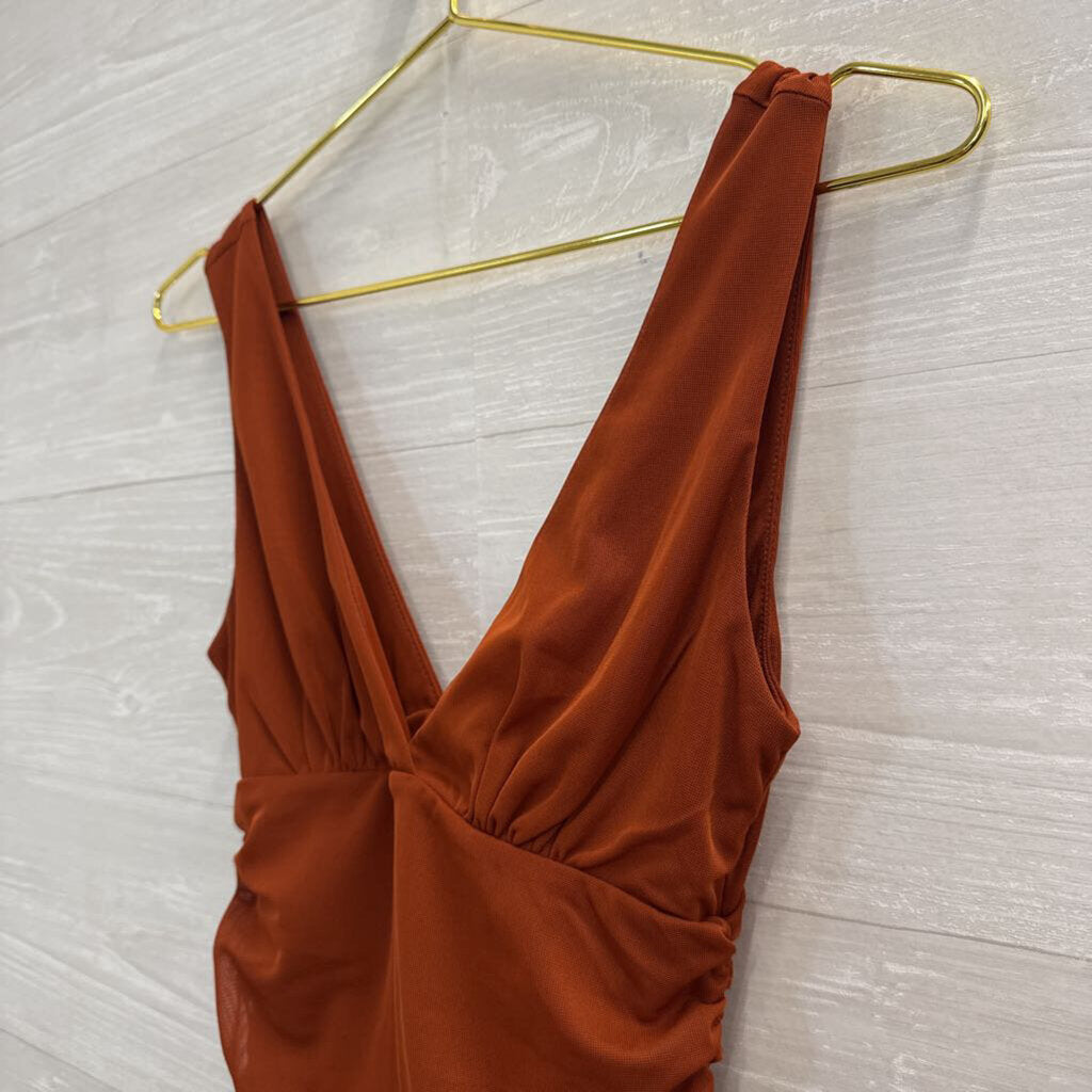 Anthropologie Burnt Orange Tank Top XXS