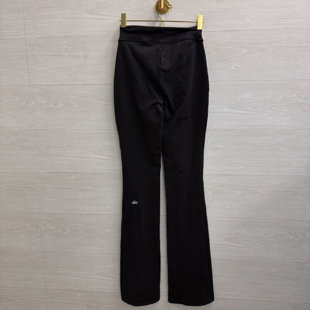 Alo Black Flare Leggings Extra Small