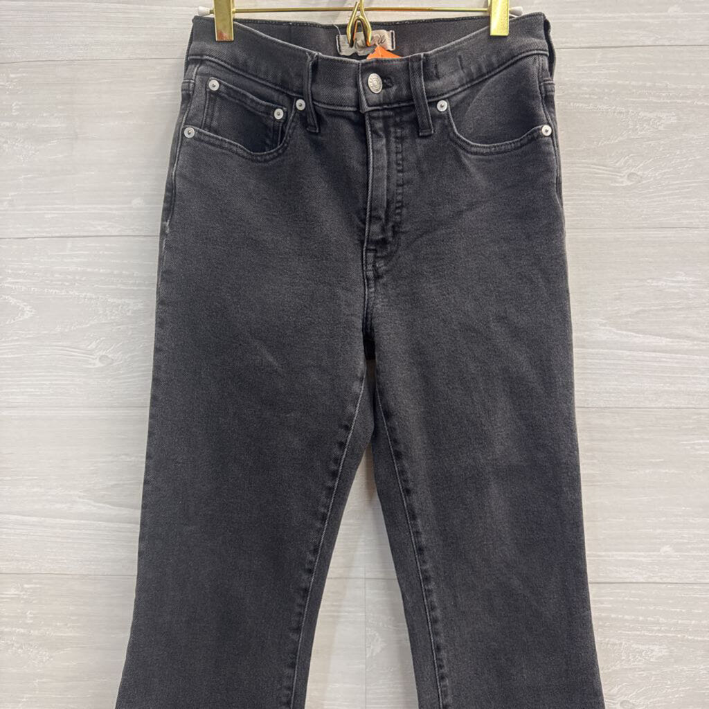 Madewell Black Denim Cali Denim Boot Jeans 28 Tall