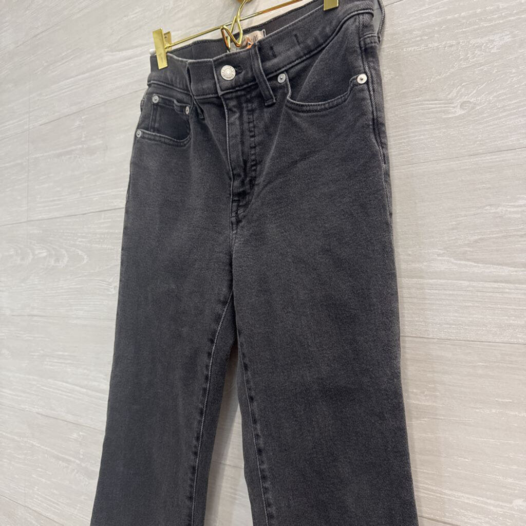 Madewell Black Denim Cali Denim Boot Jeans 28 Tall