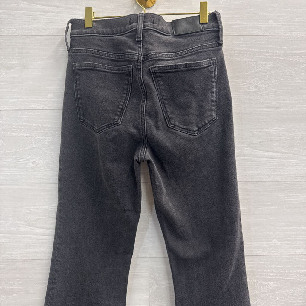 Madewell Black Denim Cali Denim Boot Jeans 28 Tall