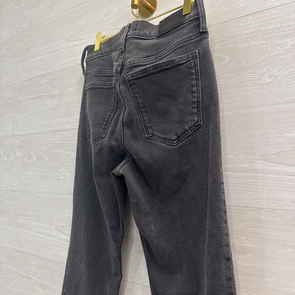 Madewell Black Denim Cali Denim Boot Jeans 28 Tall