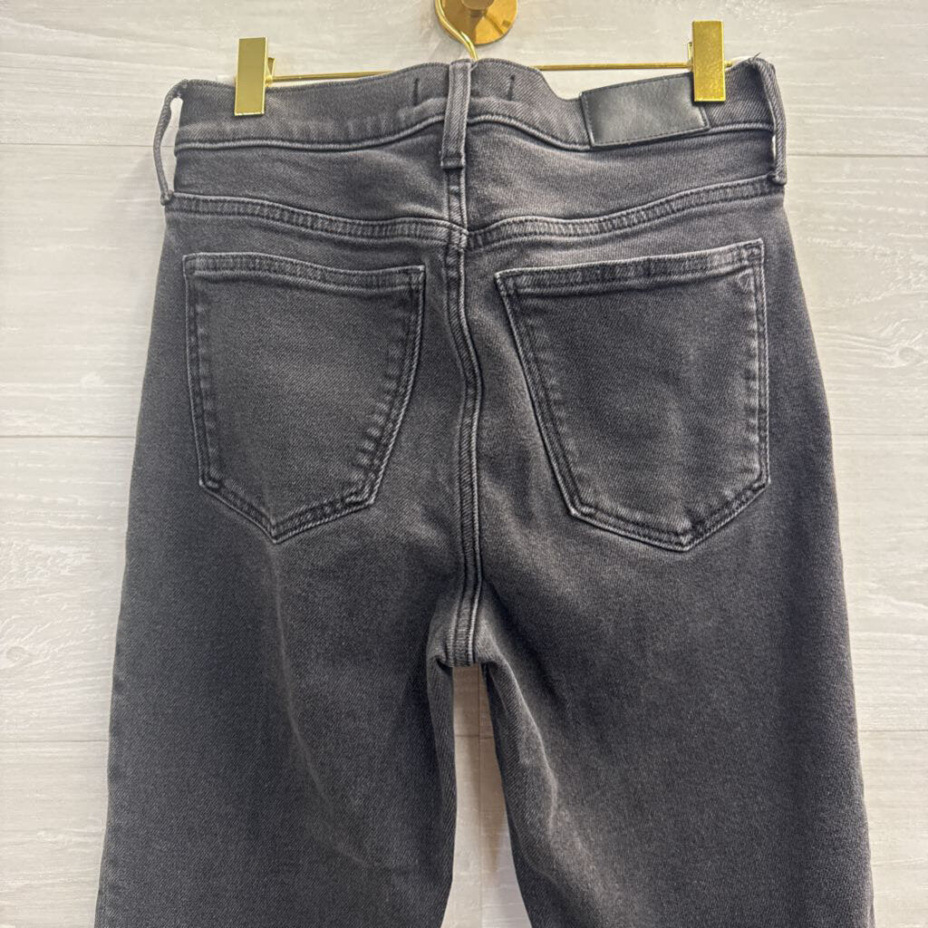 Madewell Black Denim Cali Denim Boot Jeans 28 Tall