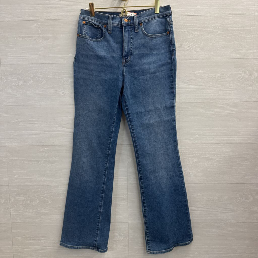 Madewell Medium Wash Skinny Flare Jeans 28 Petite