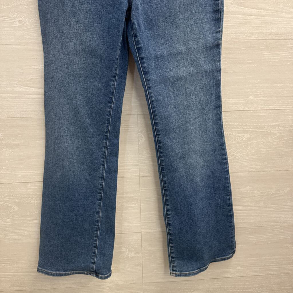 Madewell Medium Wash Skinny Flare Jeans 28 Petite