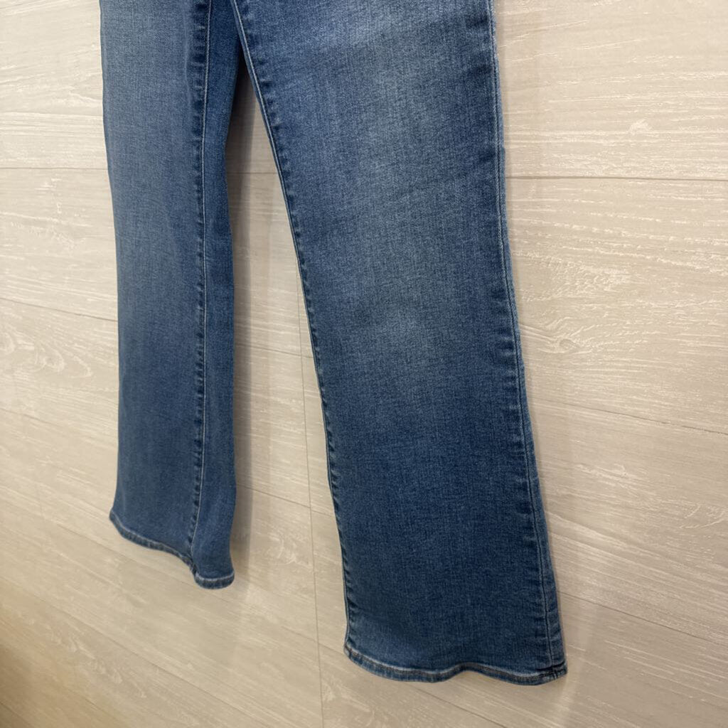 Madewell Medium Wash Skinny Flare Jeans 28 Petite