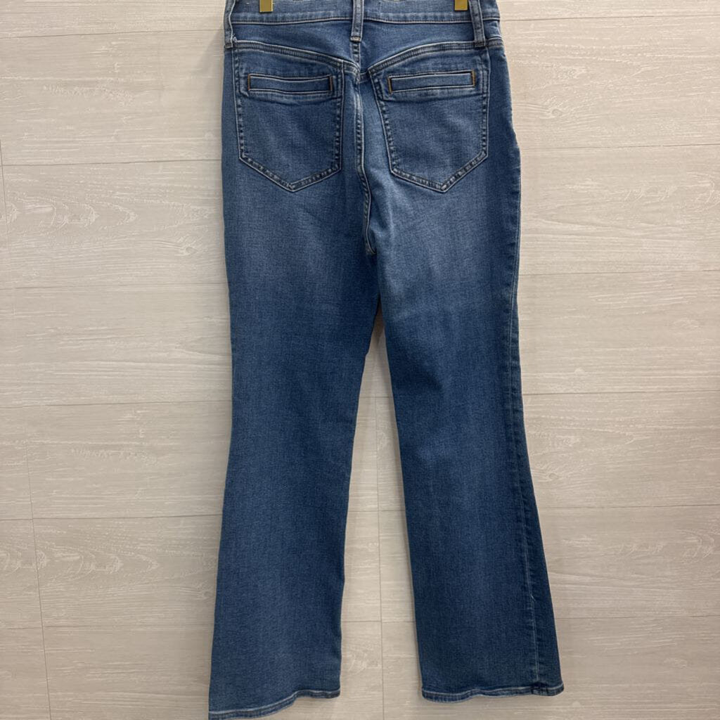 Madewell Medium Wash Skinny Flare Jeans 28 Petite