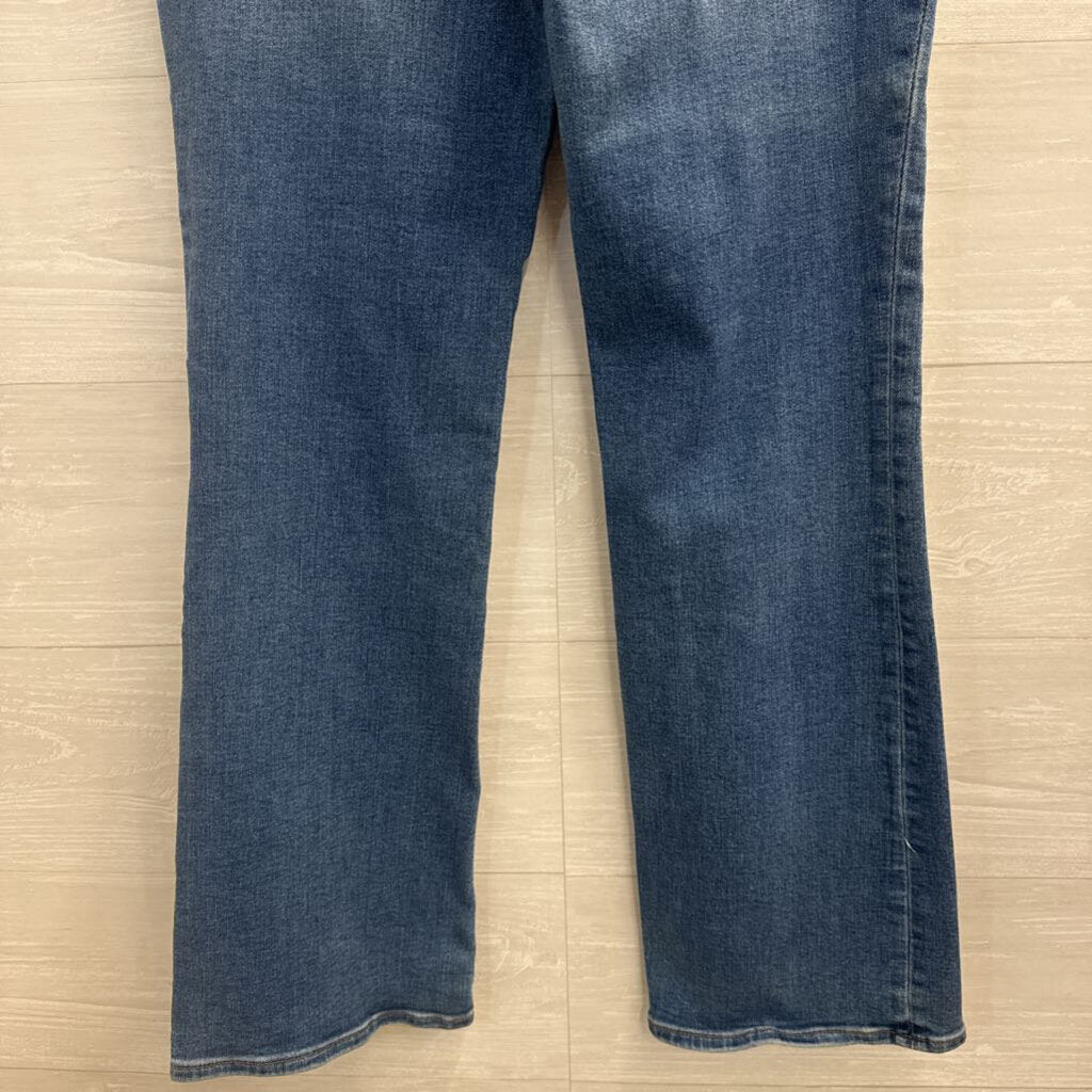 Madewell Medium Wash Skinny Flare Jeans 28 Petite