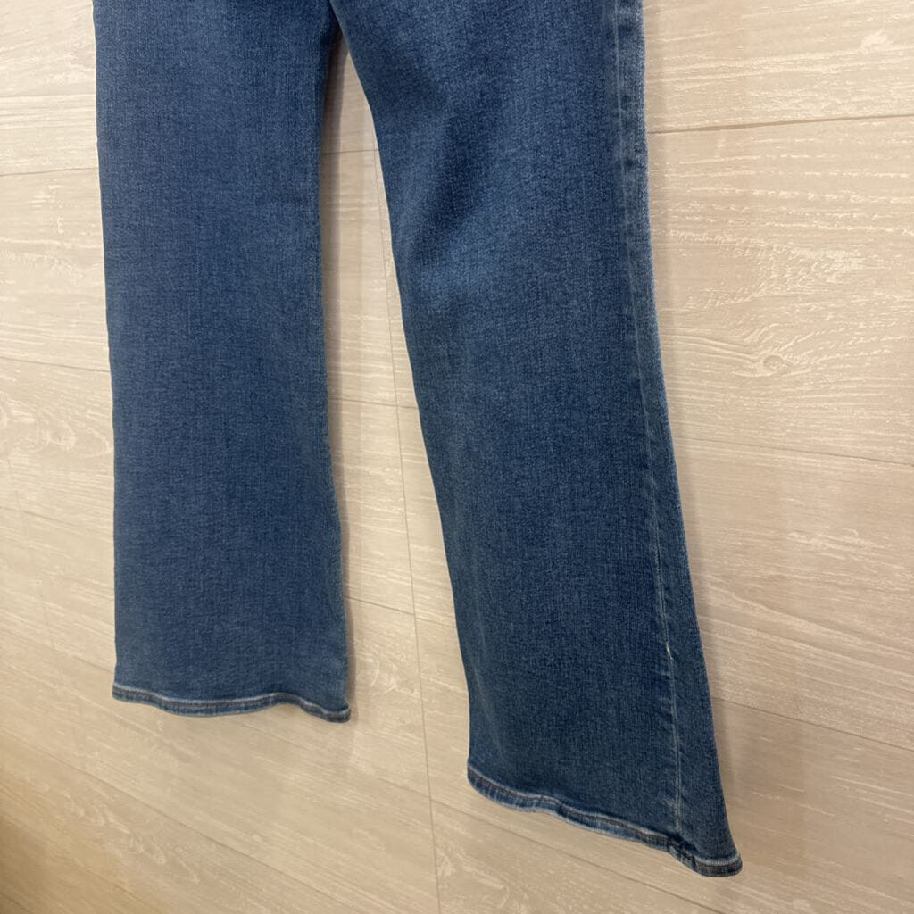 Madewell Medium Wash Skinny Flare Jeans 28 Petite