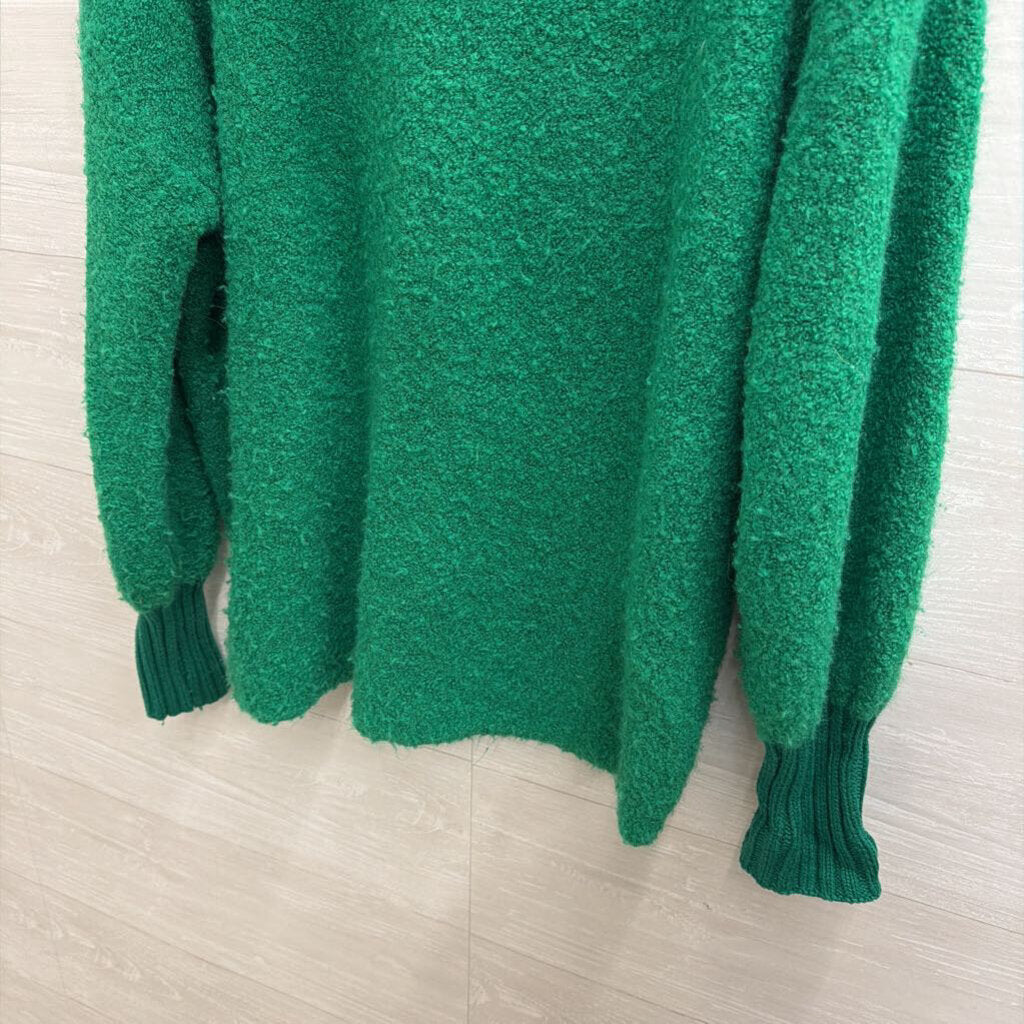 Offline by Aerie Green Textured Oversized Turtleneck Sweater Extra Small